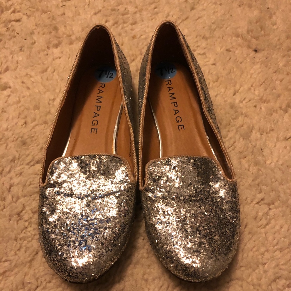 Glitter loafers size 7.5